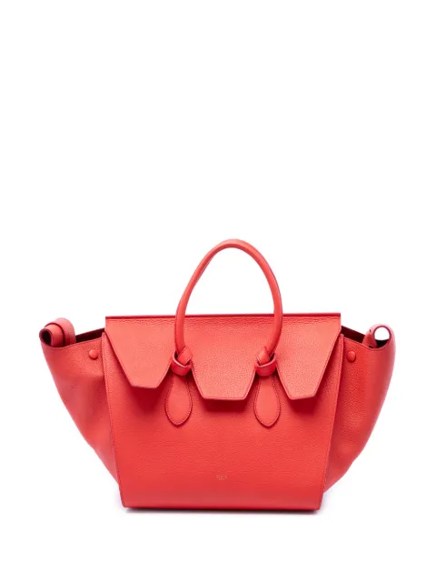 Celine Pre-Owned 2014 Medium Grained Calfskin Tie Knot tote bag Red QGMPXDDT01PUKOPU
