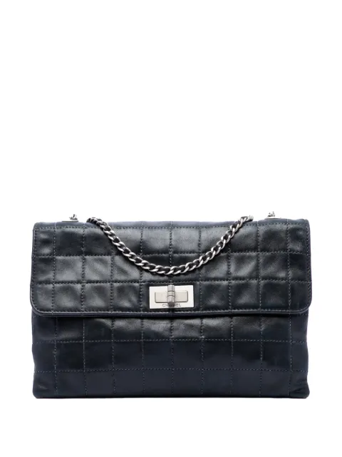CHANEL Pre-Owned 2000-2002 Chocolate Bar Lambskin Reissue 2.55 Chain handbag Black DJH3G5GO78N10W0V