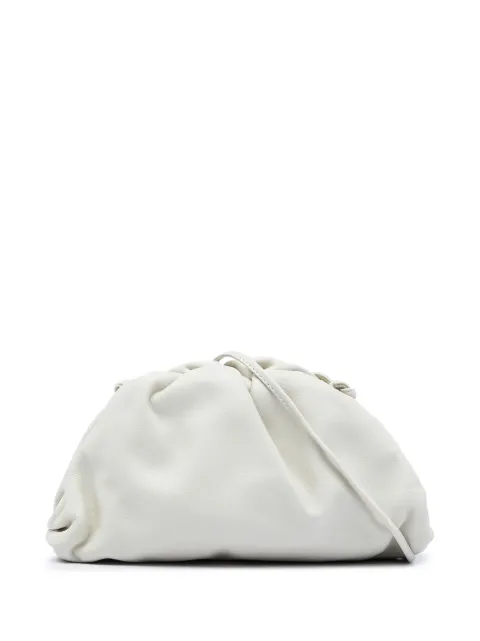 Bottega Veneta Pre-Owned 2012-2026 Lambskin The Mini Pouch crossbody bag White DIN5YBEFAKLIJGH2