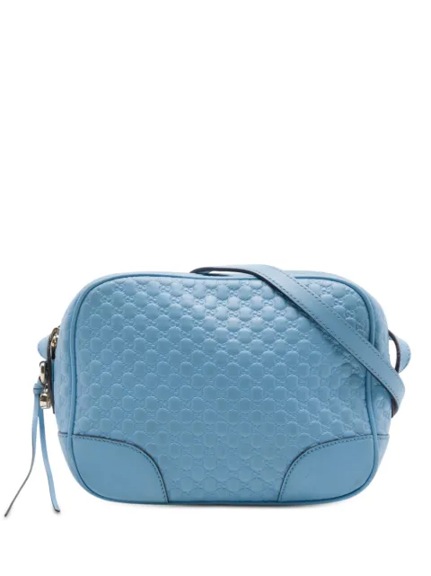 Gucci Pre-Owned 2016-2026 Microguccissima Bree crossbody bag Blue P50OJ04G994961CR