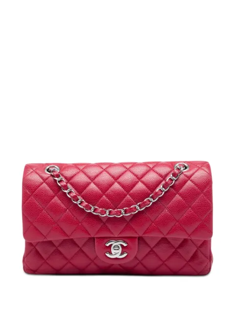 CHANEL Pre-Owned 2010-2011 Medium Classic Caviar Double Flap shoulder bag Red LNS11G7EM06N7WBD