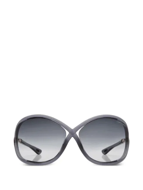 TOM FORD Eyewear Whitney geometric-frame sunglasses Grey FT00090B