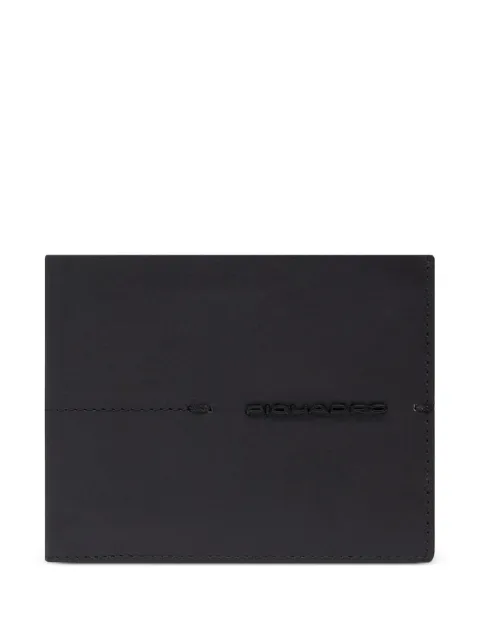 PIQUADRO logo-plaque bi-fold wallet Black PU4518W135RN