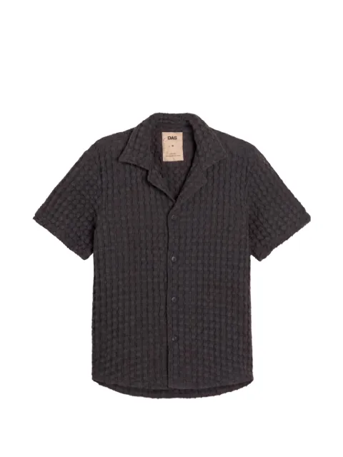 OAS Company Cuba waffle-knit shirt Brown 1010011006