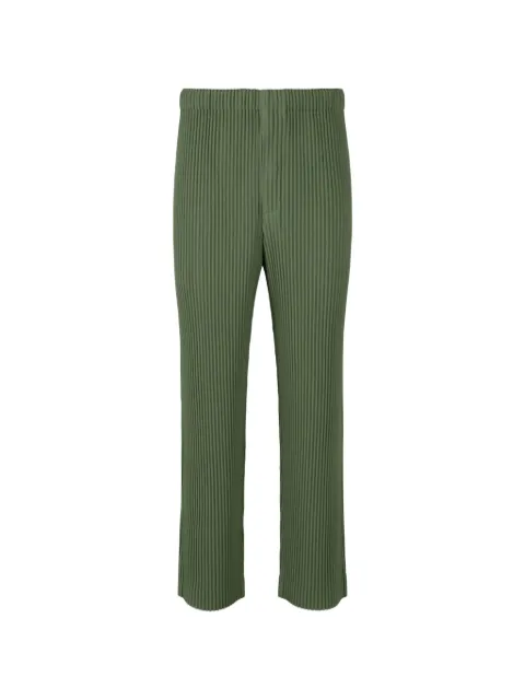 Homme Plissé Issey Miyake Color Pleats 2 pleated trousers Green HP66JF133