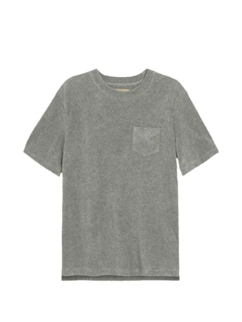 OAS Company Terry front-pocket T-shirt Grey 7003