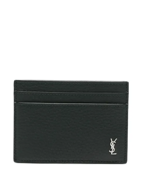 Saint Laurent Cassandre-detail wallet Green 847951AAELP
