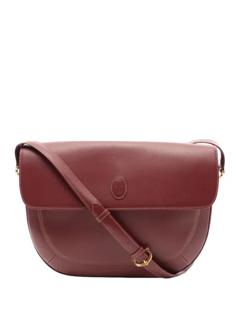 Cartier 1990-2000 Leather Must De Cartier crossbody bag Red F080BLZ1D9L5XZ2Y