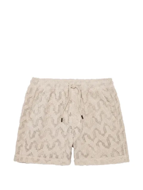 OAS Company Atlas crochet shorts Neutrals 501301