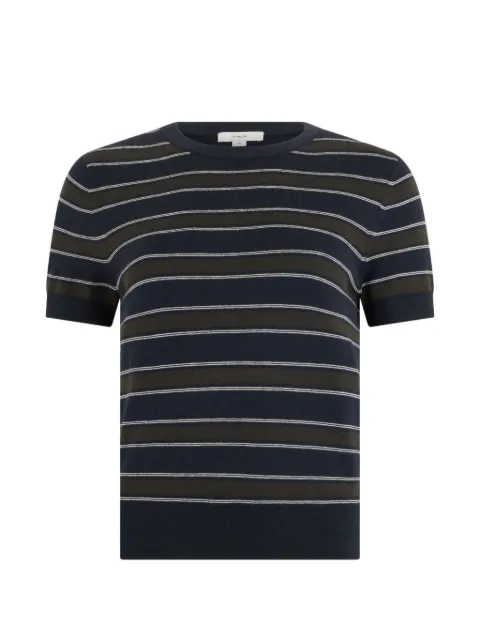 Vince striped short-sleeve T-shirt Blue V202579922