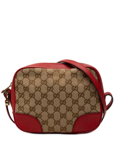 Gucci Pre-Owned 2016-2026 GG Canvas Bree crossbody bag Red GN5ONYIRUTUNRWRK