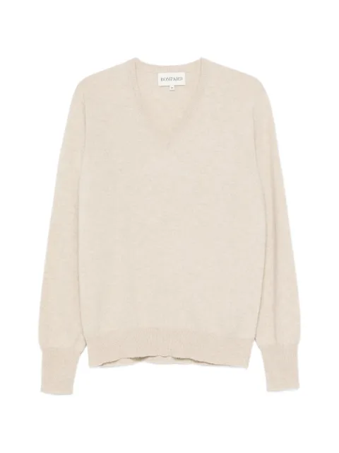 BOMPARD V-neck cashmere sweater Neutrals MO4N