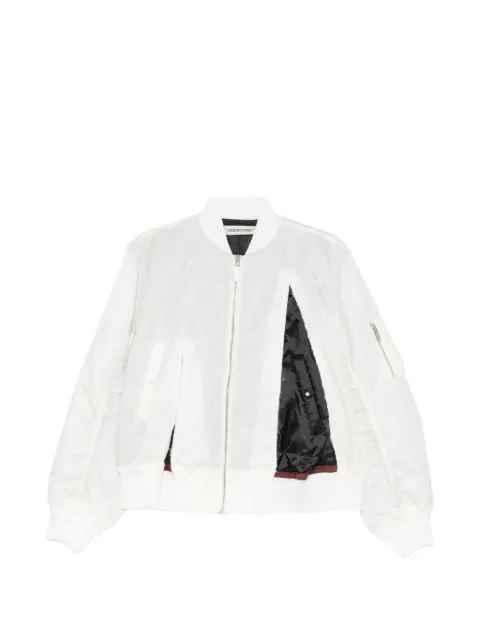 Undercover zip-up bomber jacket White UP2F1201
