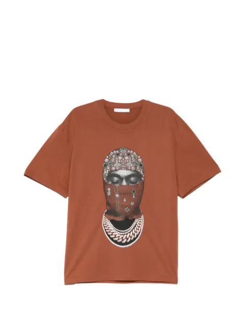 Ih Nom Uh Nit graphic-print T-shirt Orange NUW26200