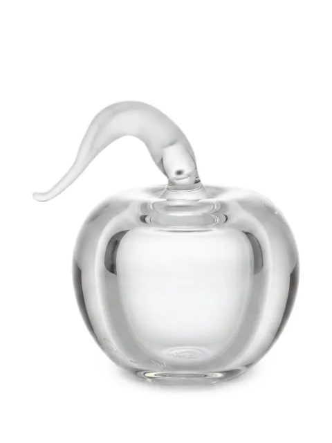 COLLEVILCA apple-shaped crystal sculpture White 4479