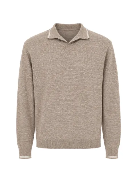 Paul & Shark fine-knit long-sleeve T-shirt Neutrals 16311127