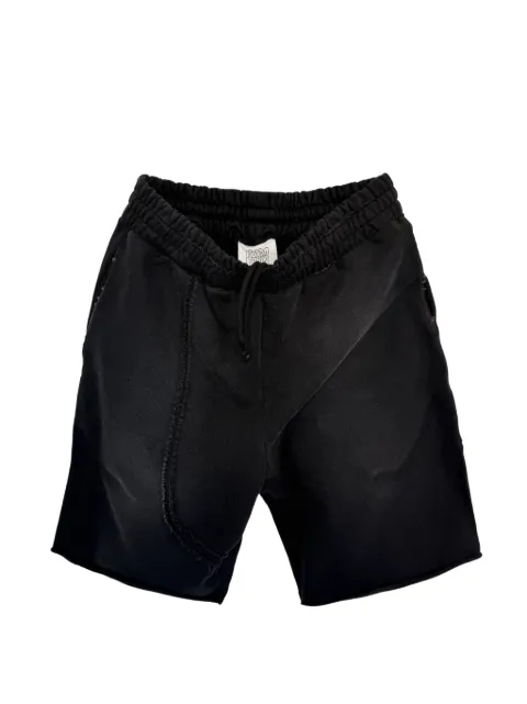 NORMFORM distressed cut-out shorts Black NFC002