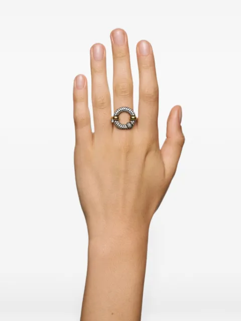 Poche Paris Harmony crystal ring Gold CL04