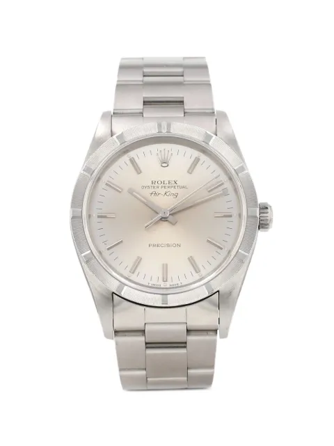 Rolex 1991 Air King 34mm watch Silver 434253