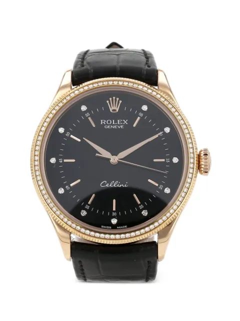Rolex Cellini 39mm watch Black 433863