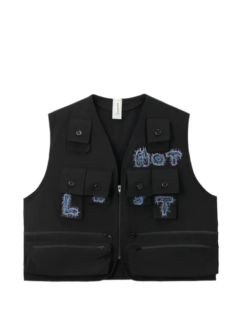WESTFALL multi-pocket gilet Black WES07J004