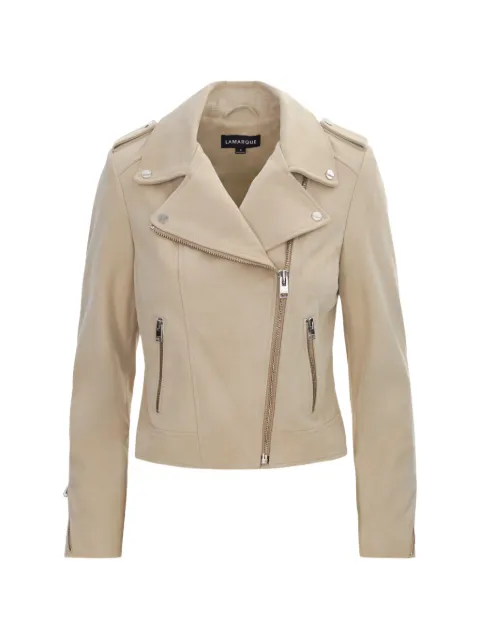 LAMARQUE Donna leather jacket Neutrals DONNASAL