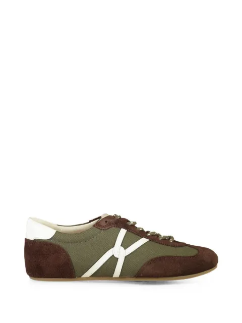 Veronica Beard Riviera suede-panel sneakers Brown J5027M5202CYPRESSESPRESSO