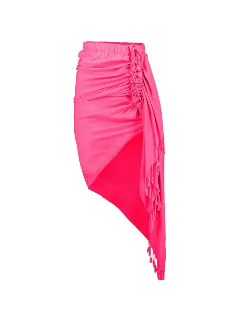 JBQ Tulum asymmetric mini skirt Pink TUB001