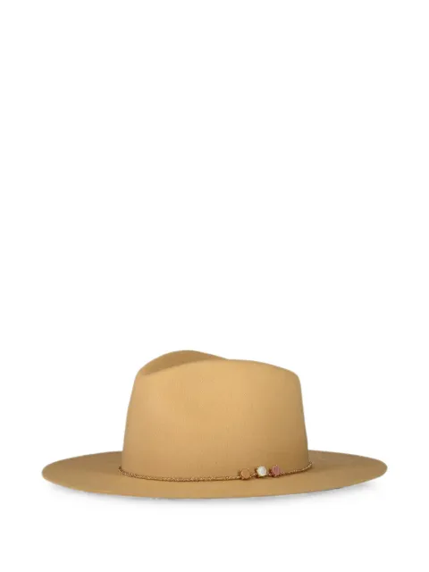 Van Palma Angele stone-embellished hat Neutrals ANGELEBEIGE