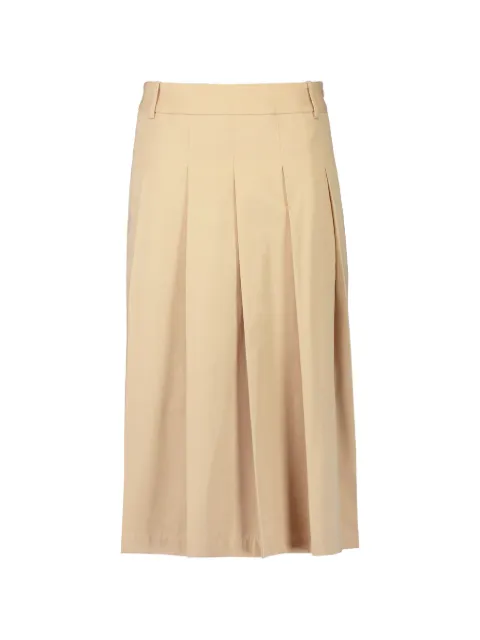 DMN Paris Jupe Sienna pleated midi skirt Neutrals S26JUF10