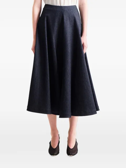 Altuzarra Varda flared midi skirt Blue S2255024000406