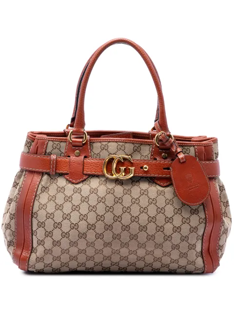 Gucci Pre-Owned 2016-2026 GG Canvas Running tote bag Neutrals 5QO5FW6II3PKNNP7