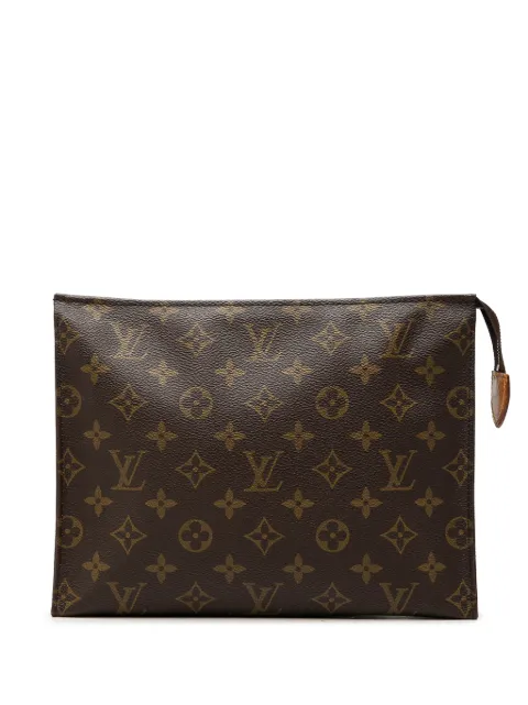 Louis Vuitton Pre-Owned 1992 Monogram Toiletry Pouch 26 clutch bag Brown M63C8FJAII23528E