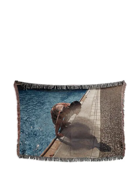 Bless Nº61 Post Diving cotton blanket Brown 15035POSTDIVINGN61
