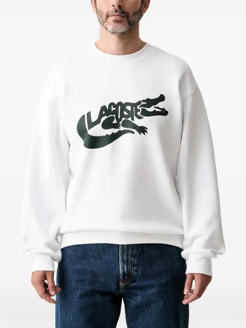 Lacoste french-made cotton sweatshirt White SH9989