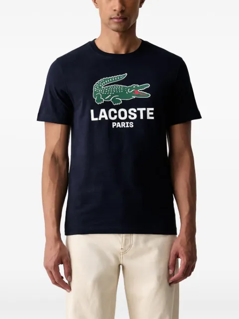Lacoste logo-print short-sleeve cotton T-shirt Blue TH5634