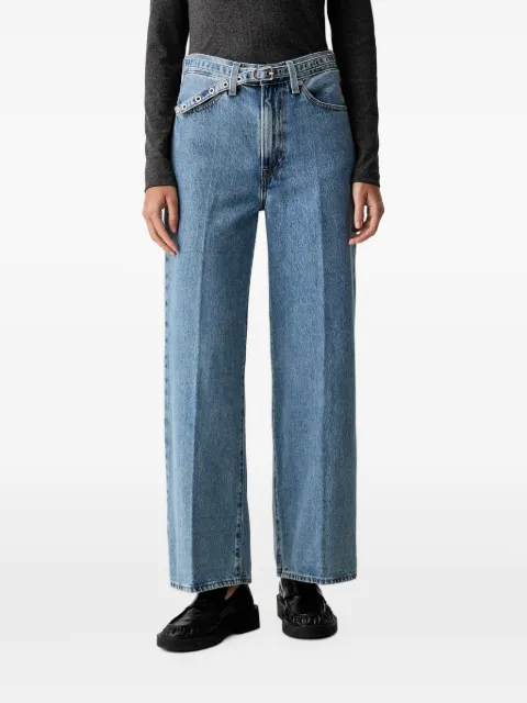 Levi's Ribcage belted wide-leg jeans Blue 005LK