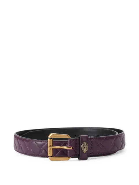 Kurt Geiger London Eagle Head quilted belt Purple 5256190109
