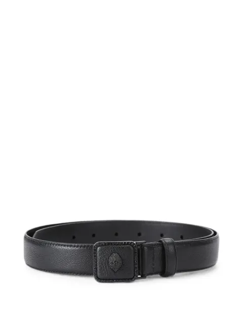 Kurt Geiger London crystal-embellished Eagle Head belt Black 5633105109