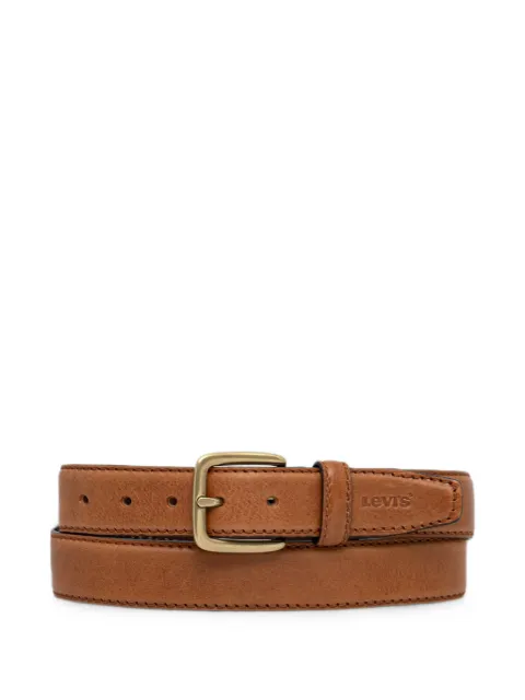 Levi's logo-debossed leather belt Brown 007YU