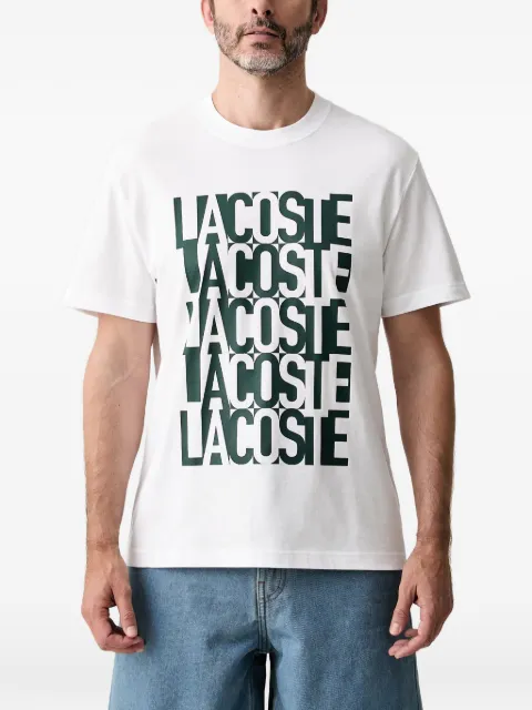 Lacoste logo-print T-shirt White TH0644