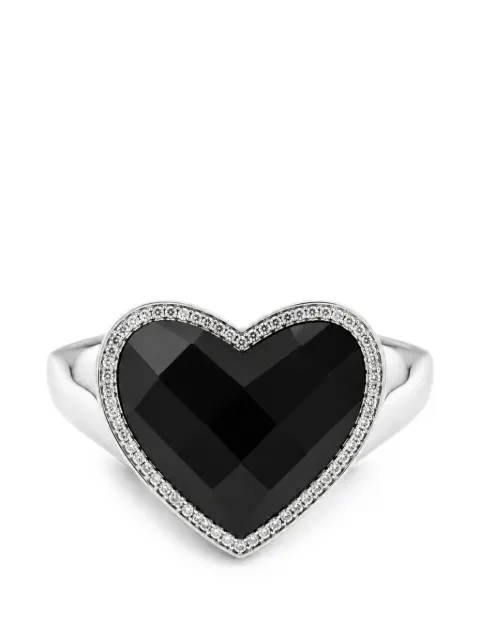 Poche Paris Amour heart-shaped ring Silver 1002