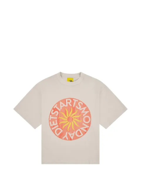 Diet Starts Monday Sol graphic-print T-shirt White DSMSUM26045