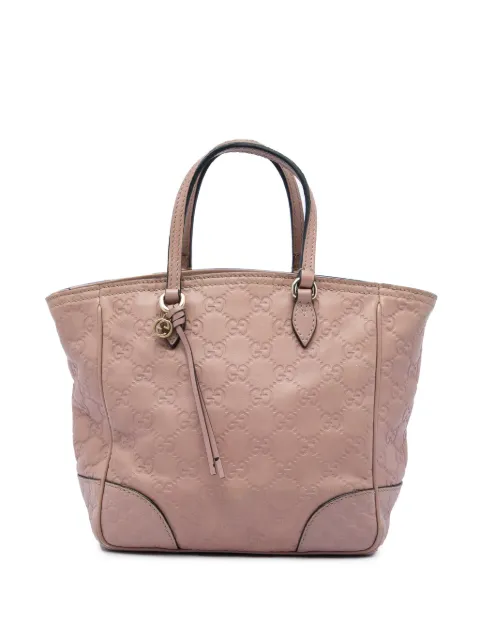 Gucci Pre-Owned 2016-2026 Small Guccissima Bree satchel Pink UQON29H689KY2TY1
