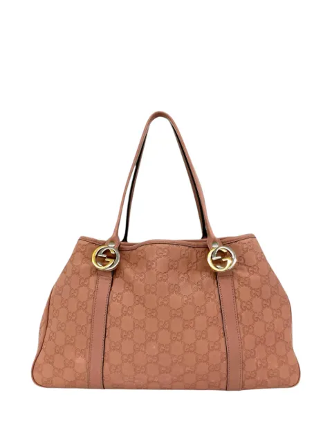Gucci Pre-Owned 2000-2015 Guccissima Twins tote bag Pink PCUMX5AC8N5RHYWD