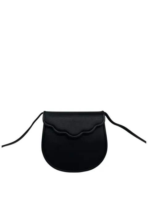 Saint Laurent Pre-Owned 1980-1990 Leather crossbody bag Black OIUV9Z8QRCVZO453