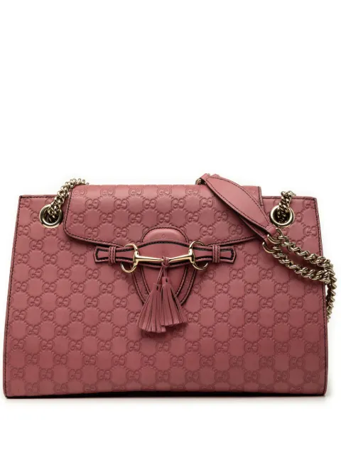 Gucci Pre-Owned 2000-2015 Large Guccissima Emily shoulder bag Pink MGGWP3C2ZN4YBB3V