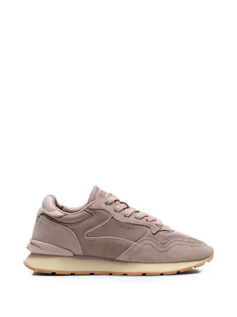 Hoff City suede-panelled lace-up sneakers Pink 22602419