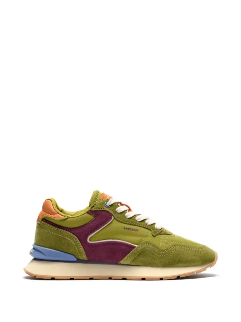 Hoff City panelled suede sneakers Green 22602401