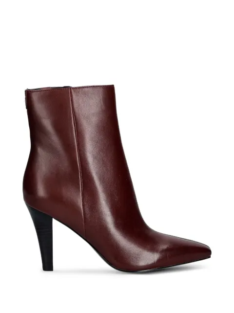 GUESS USA pointed-toe leather ankle boots Red FLTRFFLEA10RED